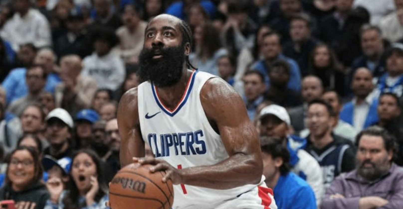 76人完胜快船，哈登统治全场